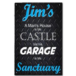 Man Sanctuary Sign